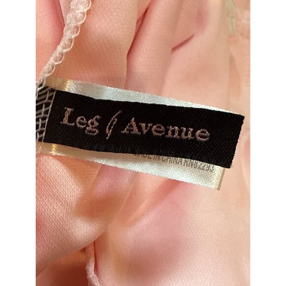Leg Avenue Womens Pink Bunny Costume With White Faux Fur Trim M/L - Picture 7 of 12